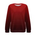 thumbnail image 4 of ManxiVoo Women's Oversized Pocket Zipper Hooded Jacket Long Sleeve Track Style Casual Top M Size Red, 4 of 9