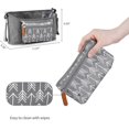 thumbnail image 3 of Organizador de pañales para cochecito WEIHJMXG ajuste universal color gris, 3 of 5