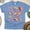CarolinaBlue, variant on Bright Ocean Shells and Starfish Shirt for Women, Cute Pastel Beach Graphic Tee, Black, Size M