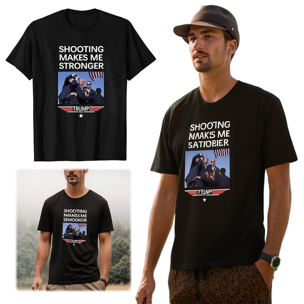 Camiseta Verano para Los Días Con Manga Corta Trajes Informales USA Freedom