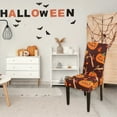thumbnail image 6 of BGZLEU Halloween Chair Cover Pumpkins Stretch Washable Removable Dining Chair Slipcovers Protector Cover For Home Hotel Restaurant Kitchen, 6 of 6