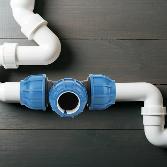 Water Pipe Connector, Tee Fitting, No Scaling For Kitchen Balcony Hotel Bathroom Garden