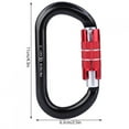 thumbnail image 4 of LYUMO O Buckle Outdoor Rock Mountain Climbing Rescue Carabiner Equipment, , Climbing Lock, 4 of 7
