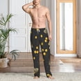 thumbnail image 6 of Lsque Bumblebee Print Men's Pajama Pants, Lounge Pant - Comfortable Home Wear,Elastic Waistband, Stylish Design-XX-Large, 6 of 9
