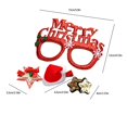 thumbnail image 3 of Qocolhg Christmas Decorations Outdoor Indoor, Christmas Cute Hairpin Glasses Set School Party Costume Accessories For School Party Xmas Decoration With Cloth Plastic, on Sale Clearance!, 3 of 6