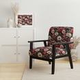 thumbnail image 2 of Designart "Vintage Pink Poppy Flourish Gardens" Upholstered Floral Accent Chair and Cottage Arm Chair - Multiple Color & Pattern, 2 of 7