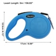 thumbnail image 4 of Unique Bargains Retractable Pet Leash Classic Dog Leash Soft Handle Blue 196.85", 4 of 6