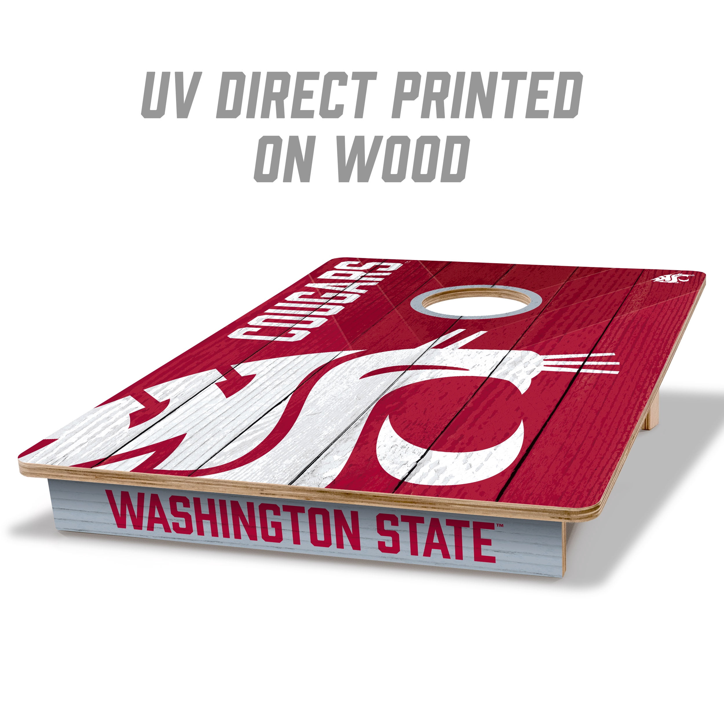 YouTheFan NCAA Washington State Cougars 2' x 3' Cornhole Game No Bags