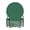 Dark Green, variant on Haosy Set of 6 Drink Woven Coaster with Holder Heat Resistant Non-Slip Bar Coasters 4 Inches Anime Witch Sit on Broom