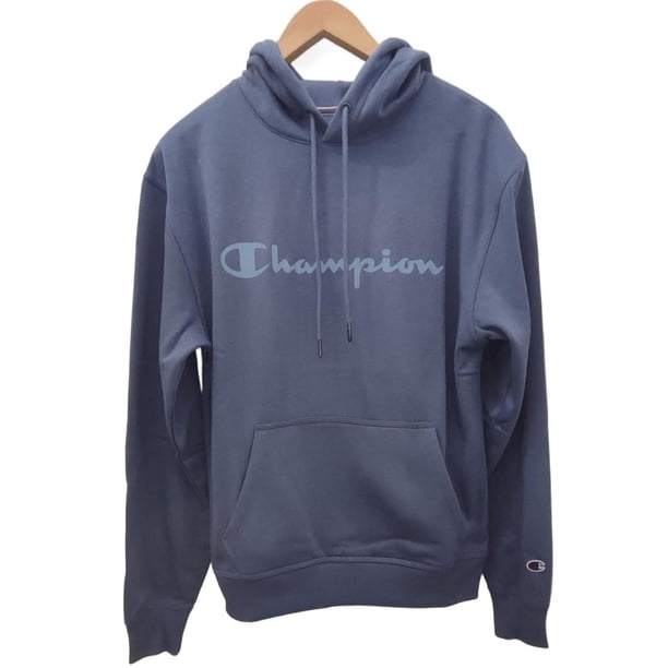 Sudadera Champion Script Seven para Hombre. GSMSS2503622 azul acero M