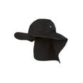 thumbnail image 1 of TopHeadwear 4 Panel Large Bill Flap Sun Hat - Black, 1 of 2