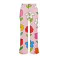 thumbnail image 4 of kaondbfi Women's Print High Waisted Jeans Straight Wide Leg Baggy Jeans Trendy Streetwear Loose Fit Denim Pants, 4 of 9