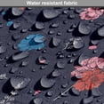 thumbnail image 5 of Navy Blue Dog Crate Cover, Various Little Lavender Carnation Flowers Design Leaves and Colorful Blots, Easy to Use Pet Kennel Cover for Dogs, 35" x 23" x 27", Indigo Multicolor, by Ambesonne, 5 of 6