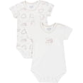thumbnail image 1 of Body aus Baumwolle, rze Ärmel, Mittelbeinöffnung Bottone Unisex bebé, 1 of 5