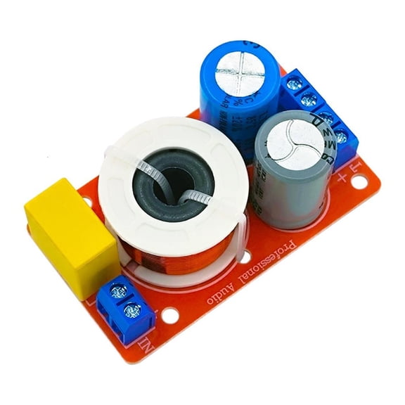 YIGSECU Premium 2Way Speaker Crossover Featuring Heatproof Magnetic Inductors Low Loss Capacitors Easy Wiring Installation