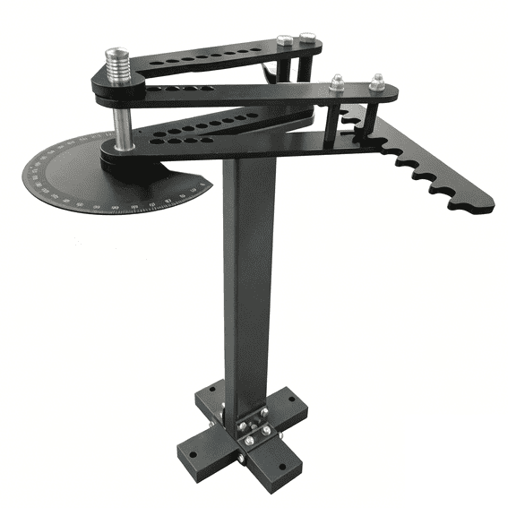 Manual Tube Bender, 2" Max Capacity, Pipe Bender, Floor Standing Bender with Ratchet Lever & Degree Indicator (Dies Sold Separately) TB-3