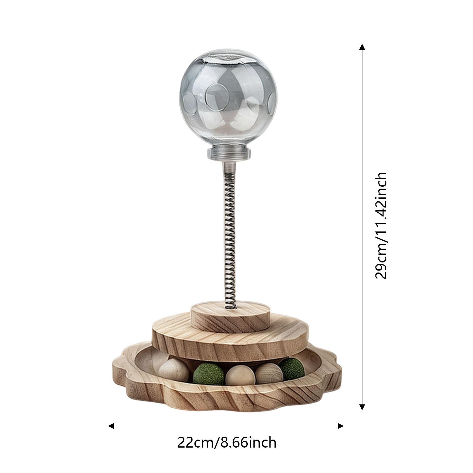 Pet Toys Interactive Cat Toys With Flower Wheels And Hairballs Self Entertainment For Cats Indoor Small Pet Enhancement
