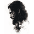 thumbnail image 1 of Qisvanset 12x16 Inch Jesus And Children Canvas Wall Art, Boho Bible Sketch Modern Religious Home Decor, 1 of 8