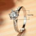 Don't Miss Out! BUYHO Womens 925 Sterling Silver Zircon Ring With Full