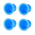 thumbnail image 4 of CIMAXIC 100pcs Ink Caps Disposable Plastic Ink Cups Permanent Eyelash Makeup Eyebrow Tattooing Pigment Container Size M (Blue),0.67"X0.47"X0.47", 4 of 4