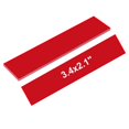 thumbnail image 1 of Uxcell 5 piezas Placas de Nombre Grabadas 2" x 10" x 0.03" ABS Placa de Nombre Personalizada para Placas de Nombre Personalizadas, Rojo, 1 of 7