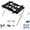 A, variant on 2-in-1 Foldable Pet Grooming Bed, Pet Bathing Stand, Portable Shower Station with Quick-Dry Mesh Sling, Home Nail Trimming Rack to Relieve Back Strain (C)