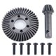 thumbnail image 1 of Vogacara Engranaje endurecido de acero RCGOFOLLOW para 1/6 Rc Gear Axial SCX6 RC pieza de coche RC accesorios de coche piezas de repuesto RC Kits de construcción modelo, 1 of 6