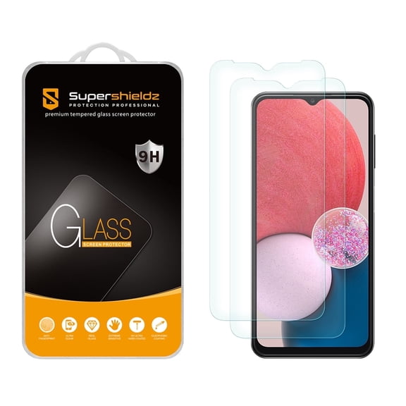 (2 Pack) Supershieldz Designed for Samsung Galaxy A14 5G Tempered Glass Screen Protector, Anti Scratch, Bubble Free