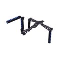 thumbnail image 3 of Mistaha Foldable Aluminium Alloy Movie Filming Video DSLR Handheld Grip Shoulder Mount Stabilizer Support, 3 of 8