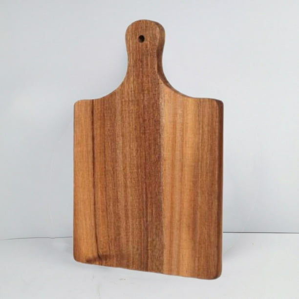Paleta de Pizza de Madera, Tabla de Cortar con Mango, Pala de Servicio con Superficie Antideslizante, Bandeja para Encimera de Cocina, Tabla para Pan, Tabla para Filetes para Cocinar