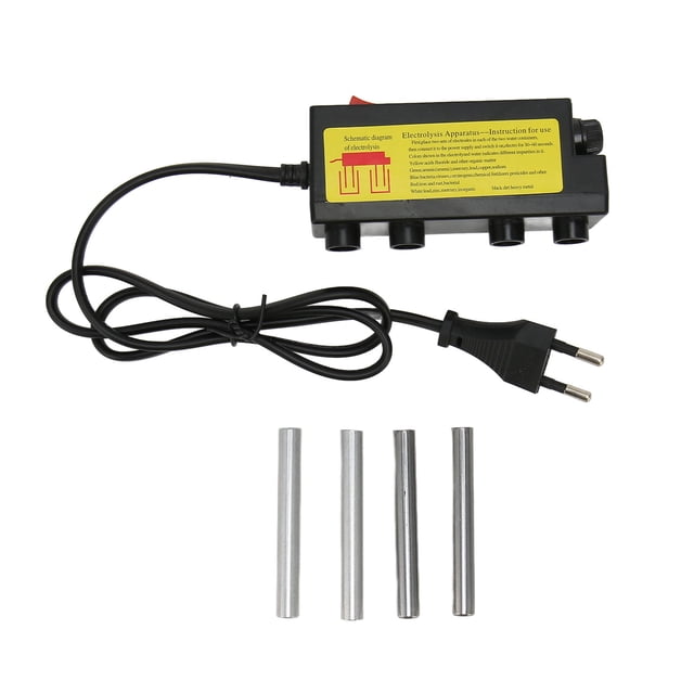 Electrolizador de agua con fusible a prueba de fugas Electrolizador de calidad del agua Plug and Play para agua potable de pozo 100-240V Enchufe de la UE