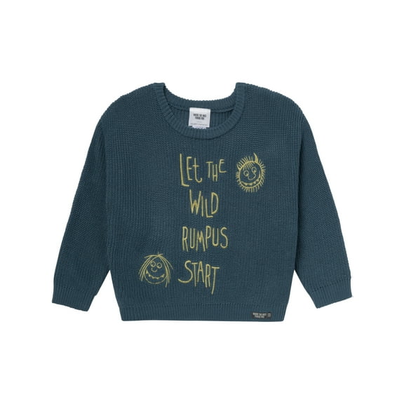Modern Moments x Where the Wild Things Are Toddler Neutral Sweater, Sizes 12M-5T