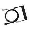 thumbnail image 1 of Seitruly Conector de aviación único para transmisión sin pérdidas, interfaz tipo c, teclado, Cable de enchufe de aviación artesanal Electrónica negro, 1 of 6