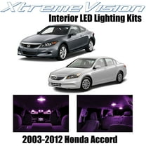 XtremeVision Interior LED for Honda Accord 2003-2012 12 pcs Pink Interior LED Kit   Installation Tool