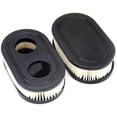 thumbnail image 1 of 2 Pcs Lawn Mower Air Filters & Spark Plugs Paper Air Filters Lawn Mower Filter Elements for Briggs Stratton Engines 550EX Eco-Plus 575EX Series Replaces Engine, 1 of 5