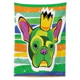 thumbnail image 3 of Ambesonne Bulldog Tablecloth Rectangular Table Cover, Crowned Dog Colorful, 60"x84", Multicolor, 3 of 4