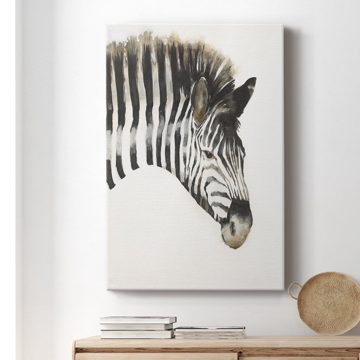 Zebra Stripes Premium Gallery Wrapped Canvas - Ready to Hang