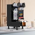thumbnail image 7 of ROVSUN Cup Sealing Machine, Fully Automatic Cup Sealer Machine, Electric Cup Sealing Machine with LCD Intelligent Display for Bubble Milk Tea Coffee, 500-650 Cups/H, 88/89/90/95 mm Cup, Black, 7 of 7