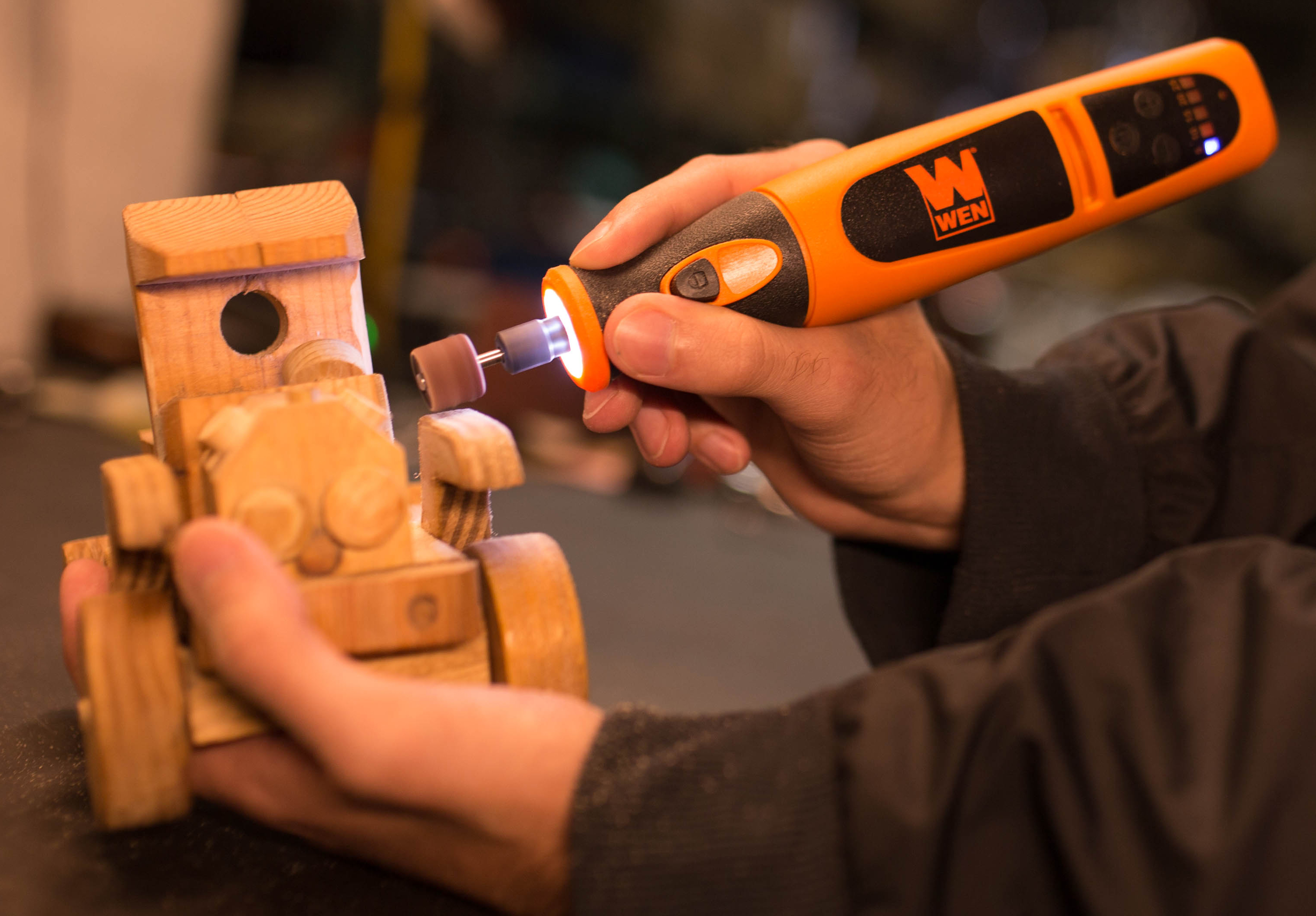 WEN Variable Speed Lithium-Ion Cordless Rotary Tool Kit photo 5