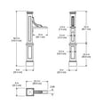 thumbnail image 4 of Mayne Woodhaven Verticle Sign Holder 22" x 8" x 56.5" Black Platic Address Sign Post, 4 of 4