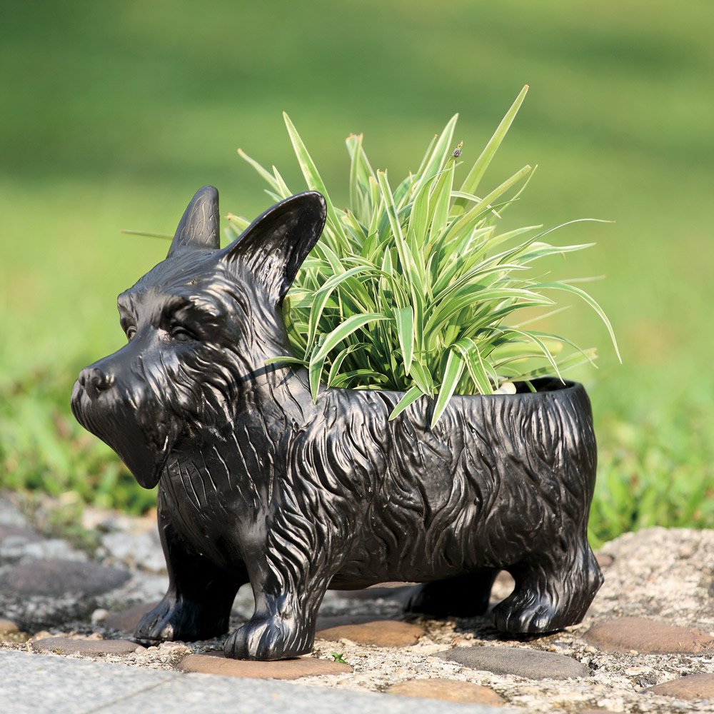 Scottie Dog Planter Box