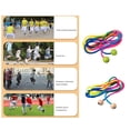 thumbnail image 2 of Rainbow Long Rope With Nonslip Handle Students Speed Skipping Ropes for Multiplayer Jump Rope Adjustable Length, 2 of 8