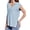 Light blue, variant on Sleeveless V Neck Women Sweater Vest Oversized Ribbed Knit Casual Loose Fit Pullover Tank Top