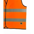 thumbnail image 3 of Buffalo Outdoors® Workwear Class 2 Hi Vis Orange Reflective Safety Work Vest, 3 of 4