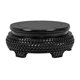 thumbnail image 1 of Pedestal de escultura en relieve negro, base decorativa for maceta, florero, plantas de interior, 1 of 5