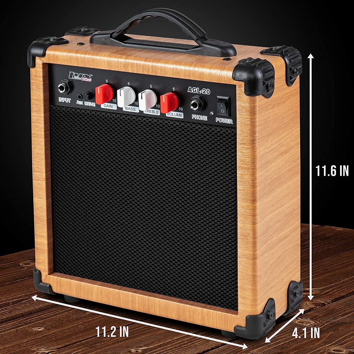 LyxPro 20W Mini Practice Guitar Amplifier photo 2