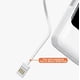 thumbnail image 4 of Banco de energía portátil digital compacto blanco, 10000mAh, 4 of 6
