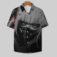 thumbnail image 3 of Himiko Toga Casual Short Sleeve Shirt Lapel Collar Shirt Summer Beach Shirt 4XL, 3 of 8