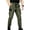 Army Green, variant on Zpanxa Mens Jogger Pants Nylon Tactical Cargo Jogger Pants with Drawstring Waist and Multi Pockets