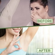 Underarm Scrub Deep Cleanse Exfoliating Moisturizing Aloe Vera Walnut Shell Powder Body Scrub, Mint, 8.8 oz